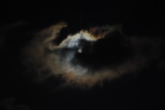 Moonlit clouds, Photograph